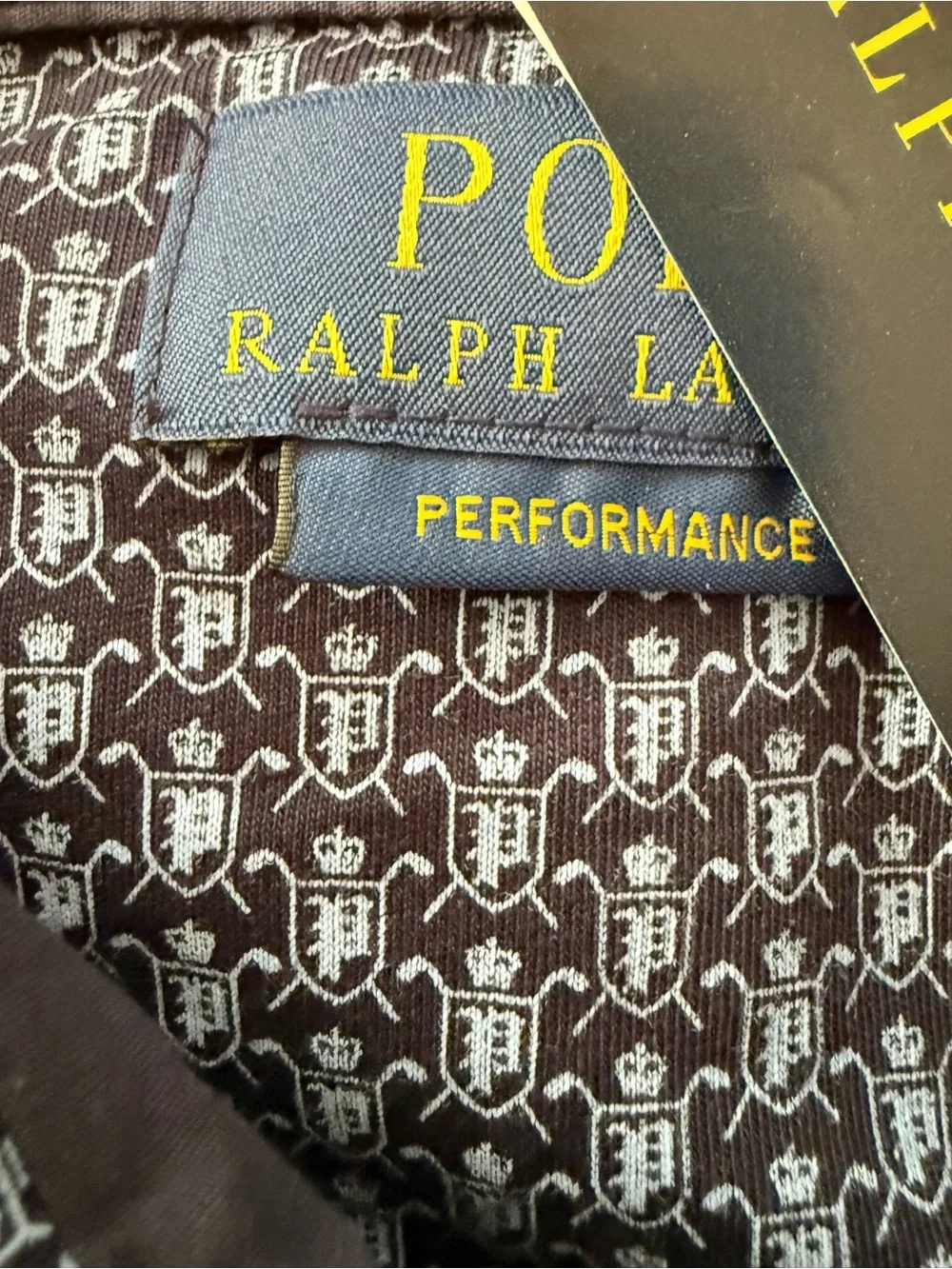 Polo Ralph Lauren ⛳️ Navy & Light Blue all over Golf Crest Pattern